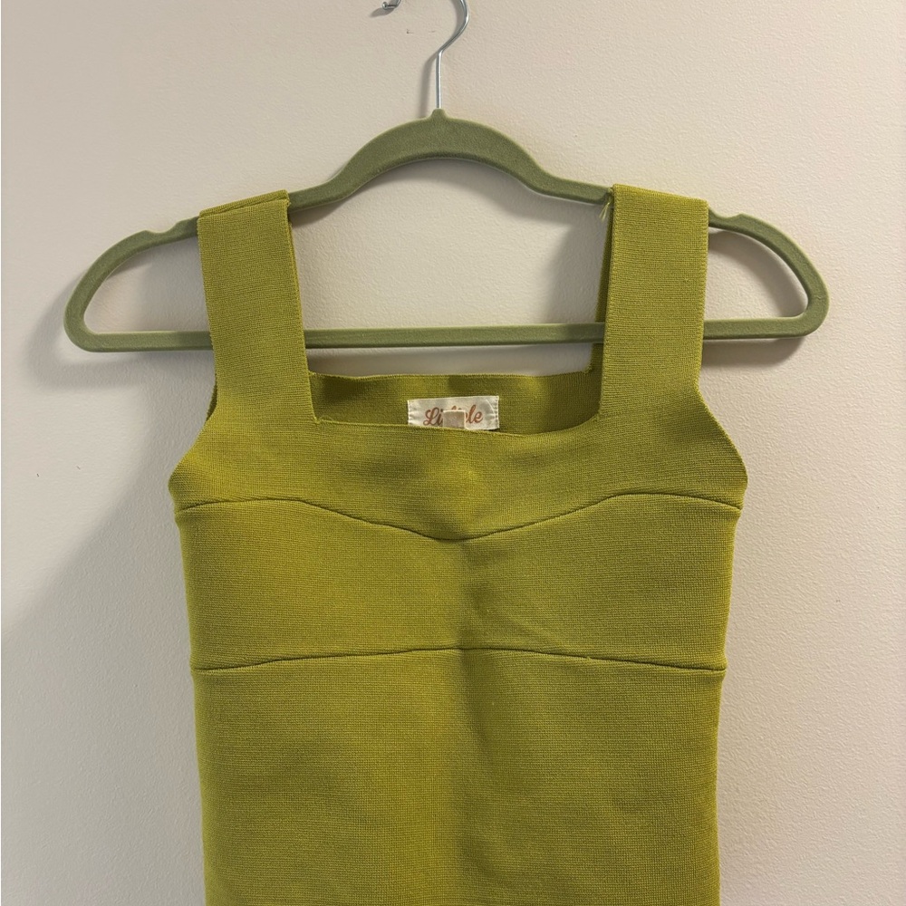 Lime Green Sleeveless Top